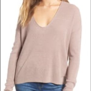 BP. Textured Stitch V-Neck Pullover
